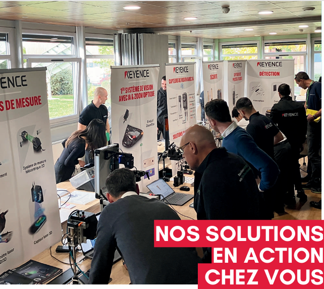 KEYENCE Solutions Days — Nos solutions en action chez vous